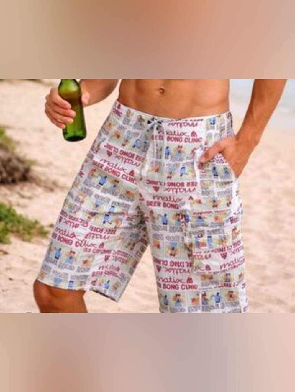 Matix Multicolor Graphic Board Shorts Summer Beach Party Spring Break 32